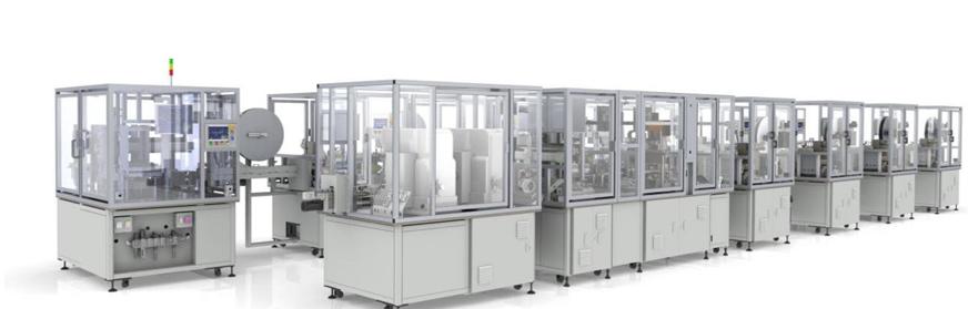 Automated production line series for automotive connectors